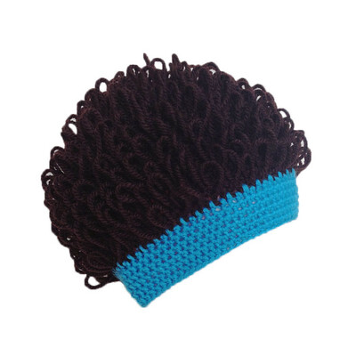 

Fashion Children Hat Toddler Kids Baby Boys Girls Handmade Cotton Wool Baby Hat Boys&Girls Wig Cap 1-3T