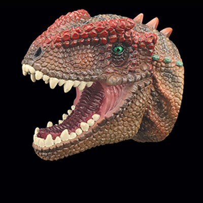 

Siaonvr Dinosaur Hand Puppets Role Play Realistic Spinosaurus Head Gloves Soft Toy