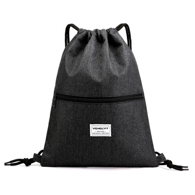 

Tailored Fashion Unisex Waterproof Zipper Bundle Rope Travel Sport Backpack School Bags