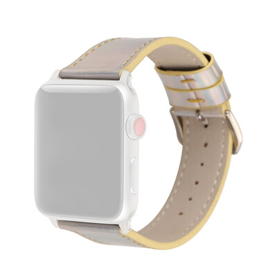 

〖Follure〗Bling Glitter Leather Wrist Replacement Strap Watch Band For Apple iwatch 4 44mm