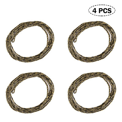 

1pcs 4pcs Lead Core Fishing Line 45lb Looped Carp Fishing Leader With Sleeve Ring Swivel Fishing Tackles
