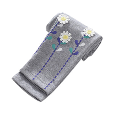 

Autumn Newborn Baby Girls Pants Cotton Leggings Elastic Waist Cartoon Rabbit Design Toddler Bottom 2019