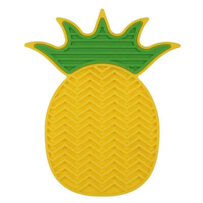 

Silicone Pineapple Makeup Brush Cleaning Mat Washing Tools Hand Tool Sucker Scrubber Board Washing Cosmetic Brush Cleaner Tool