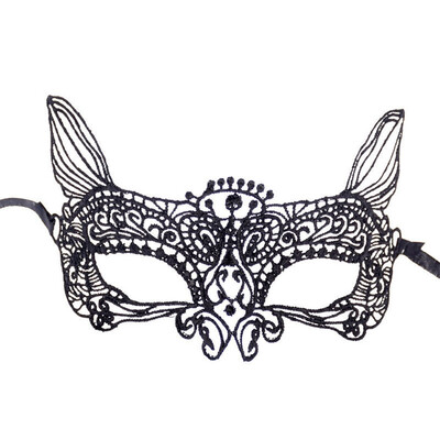 

Siaonvr Masquerade Lace Mask Catwoman Halloween Cutout Prom Party Mask Accessories HOT