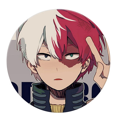 

zhongjiany My Hero Academia Cross Pattern Pin Button Brooch Badge
