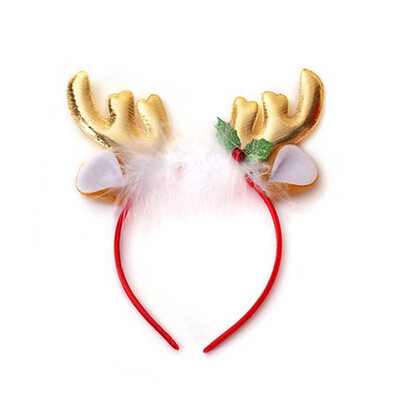 

Baby Cute Girls Christmas Cartoon Deer Elk Headband Headwear Apparel Photography Prop Party Christmas Gift