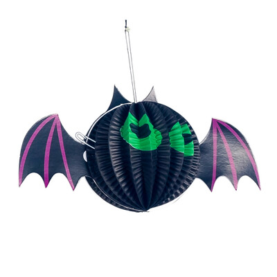 

Halloween paper flower pull ghost decoration pull flag vampire bat holiday party supplies