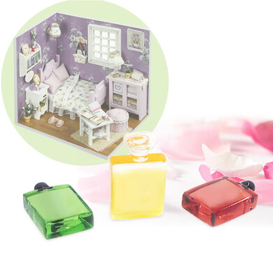 

Siaonvr 112 16 Doll House Miniature Makeup Perfume Pretend Toys 3 Pieces