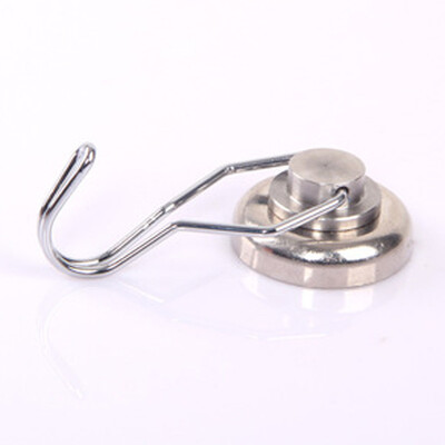 

50 LB Heavy Duty Magnetic Hooks Strong Powerful Neodymium IndoorOutdoor Swivel Swing Magnet Hooks