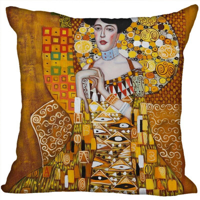 

Gustav Klimt Hot Sale Pillow Case High Quality New Years Pillowcase Decorative Pillow Cover For Wedding Decorative Christmas 35x35CM 35x35CM 35x35CM