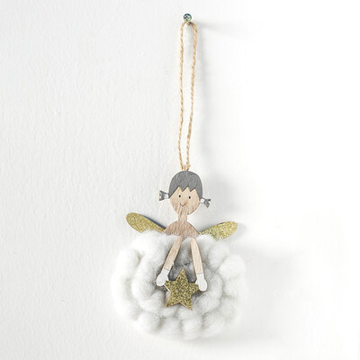 

New Cute Angel Plush Doll Christmas Decoration Pendant Creative Christmas Tree Ornaments Christmas Decoration For Home