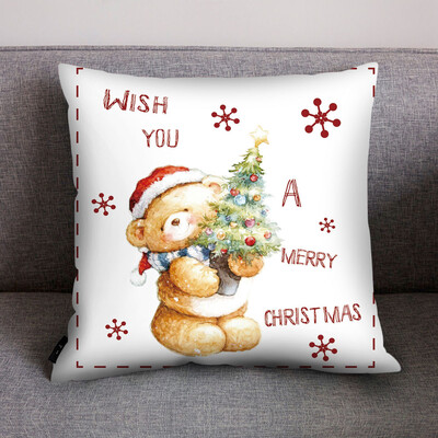 

Tailored Print Pillow Case Polyester Sofa Car Cushion Cover Home Decor