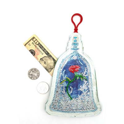 

Christmas Themed DIY Diamond Painting Coin Purse Handmade Phone Charms Keychain Pendant Mosaic Making Supplies Kit