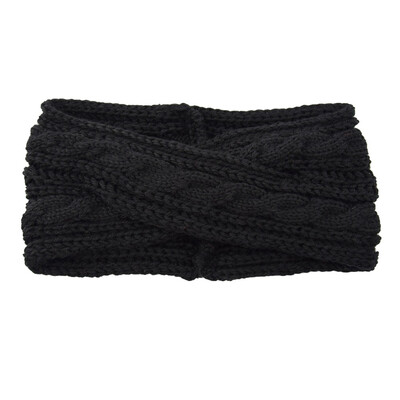 

Women Winter Warm Knitting Headbands Lady Wool Crochet Hairband Turban Head wear