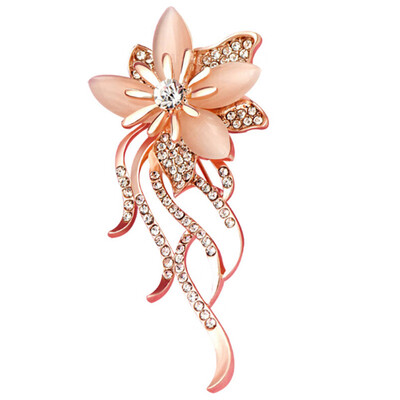 

Fashion Opal Brooch Brooch Jewelry Lady Clothing Chrysanthemum