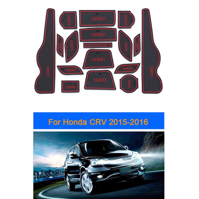 

17PCSSet Replacement for Honda CRV CR-V 2015-2016 Anti-slip Cup Sticker Gate Slot Pad Door Groove Mat Decoration