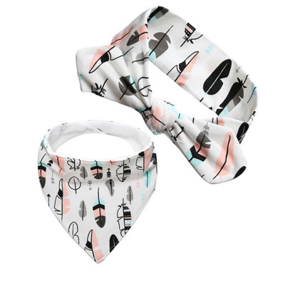 

Lovely Infant Boy Girl Trunks Headband Velvet Plus Scarf Cute Baby Toddler Kids Headwear Suit Baby Accessories sets