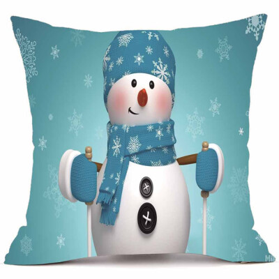 

Tailored Merry Christmas Pillow Cases Super Cashmere Sofa Cushion Cover Home Decor