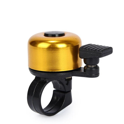

For Safety Cycling Bicycle Handlebar Metal Ring Black Bike Bell Horn Sound Alarm Bicycle Accessory Outdoor Protective Bell Rings