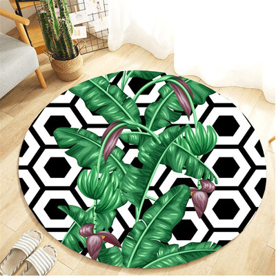 

〖Follure〗Botany Elements Blanket Round Bathroom carpet 55cm