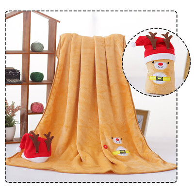 

Tailored 1 Pc Hat&Flannel Blanket Set Snowman Super Soft Christmas Fluffy Blanket