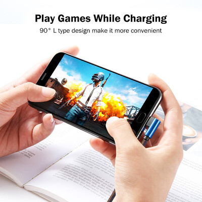 

Mzxtby QC30 fast charging Micro USB 1m2M Charging Double Elbow Cable 24A Sync Data Denim Woven V8 for Huawei xiaomi Samsung