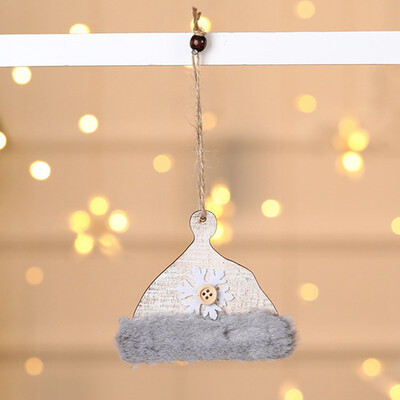 

New Christmas Tree Wood Ornament Elk Hanging Xmas Baubles Party Decoration