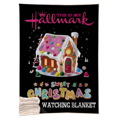 

Christmas double layer thick square blanket super soft&comfortable plush blanket sofa home blanket