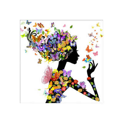 

Beauty Girls Butterfly DIY 5D Diamond Rhinestone Painting Handmade Embroidery Cross Stitch Full Drill