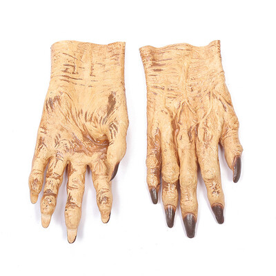 

Halloween Costume Party Cosplay Prop Industries Terrorist Zombie Blood Gloves Blood Latex Glove Party Supplies 4 styles