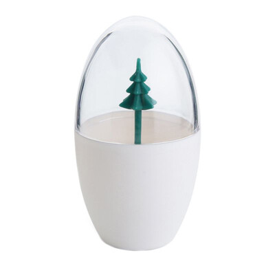 

Creative Egg Shaped Toothpicks Holder Cotton swab Holder Case Table Decoration Storage Box Organizer