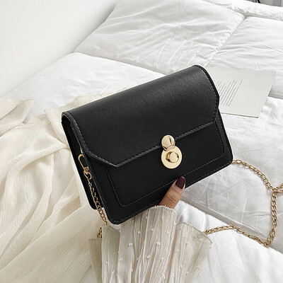 

Tailored Women Joker Hit Color Fashion Chain Shoulder Messenger Bag Small Square Bag