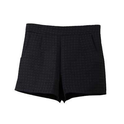 

High Waist Shorts Europe Style Fashion Women Casual Plaid Shorts Summer Jeans Shorts