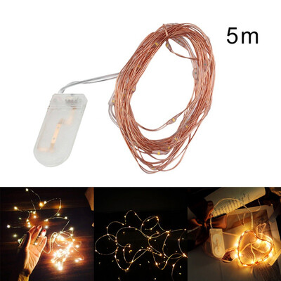 

Fairy Lights Copper Wire LED String Lights Battery Operated Decorative For Home Garden Party Bars Indoor Outdoor Decorations