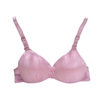 

Teenage Girl Underwear Puberty Students Bra Cute Bow Knot Wire Free Bras for Kids Thin Training Bra with Detachable Ribbon