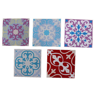 

5pc 81220cm DIY Mosaic Wall Tiles Stickers Waist Line Wall Sticker Kitchen Adhesive Bathroom Toilet Waterproof PVC Wallpaper