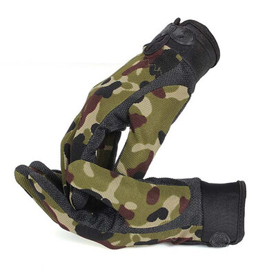 

Outdoor Sport Mitten Camouflage Hunting Game Training Multifunctional Universal Honorable Person CS Riding Non-slip Glove