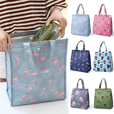 

Hot Portable Insulated Thermal Cooler Lunch Box Carry Tote Picnic Case Storage Bag