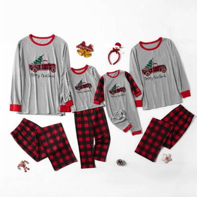 

Family Christmas Pajamas Set Xmas Pjs Matching Pyjamas Adult Kids Xmas Sleepwear
