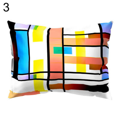 

Firework Bird Stripe Pillow Case Cushion Cover Sofa Bed Car Cafe Office Decor