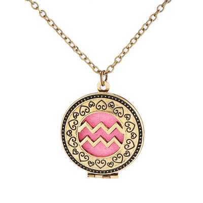 

Constellations Aromatherapy Divergency Box Pendant Necklace Health Perfume Pendant