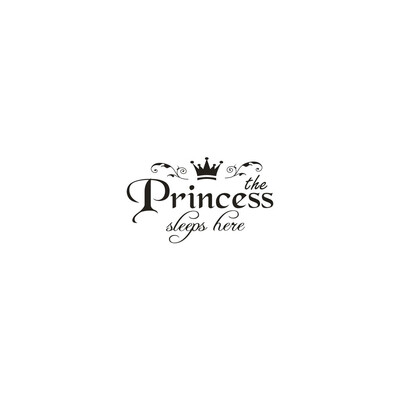 

Gobestart Princess Home Decor Wall Sticker Decal Bedroom Door Vinyl Art Mural