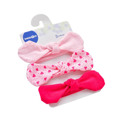 

Toddler Headband Turban Knot Head Wrap Girls Kids Baby Bow Hairband 3pcs Set