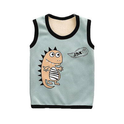 

Kids Vest Children Baby Boys Girls Coats Cartoon Jacket Winter Autumn Warm Sleeveless Outerwear Coats Children Outfits