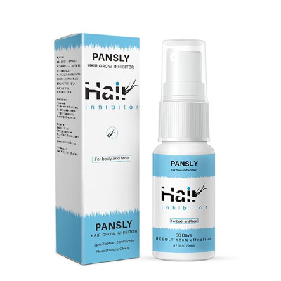 

PANSLY 20ml Hair Inhibitor Permanent Hair Removal Legs Armpit Soft Beard Stop Painless Spray