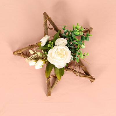 

Toponeto Artificial Flower Wreath Door Hanging Wall Window Wedding Home Garden Decor