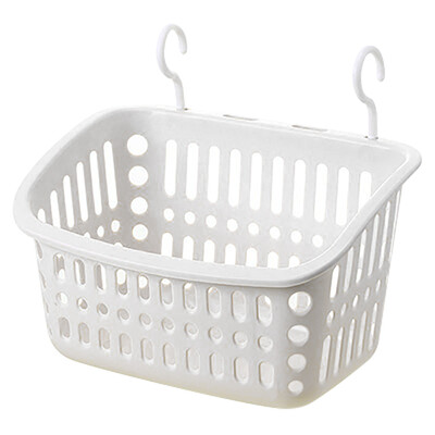 

Gobestart Plastic Hanging Shower Basket With Hook For Bathroom Kitchen Storage Holder