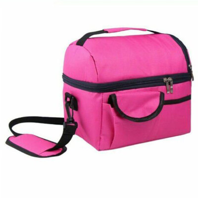 

Portable Thermal Insulated Lunch Bag Cooler Box Bento Pouch Storage Container