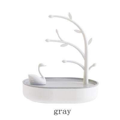 

4 Color Brief Swan Jewelry Storage Box Multi-Functional Storage Chest Jewelry Box Storage Rack Storage Shelf Of Ring
