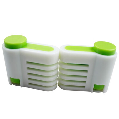 

Cake Slicer Bread Cake Toast Slice Auxiliary Divider Pair DIY Cake Slicers 5 Layer Cake Pie Slicer Bedspread Guide Cutter Server